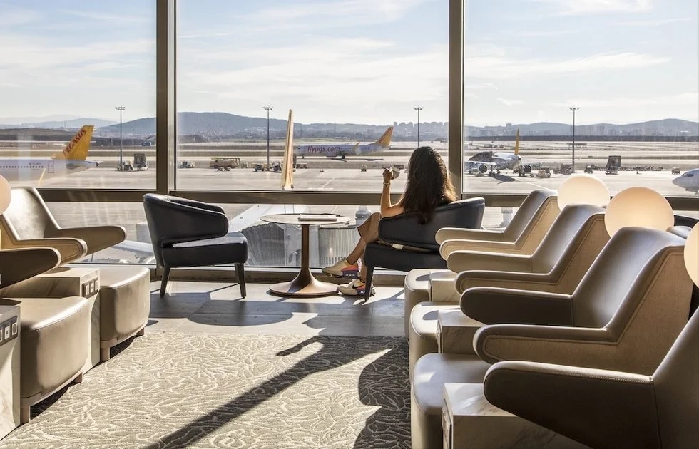 Istanbul Airport CIP Lounge Seating Area
