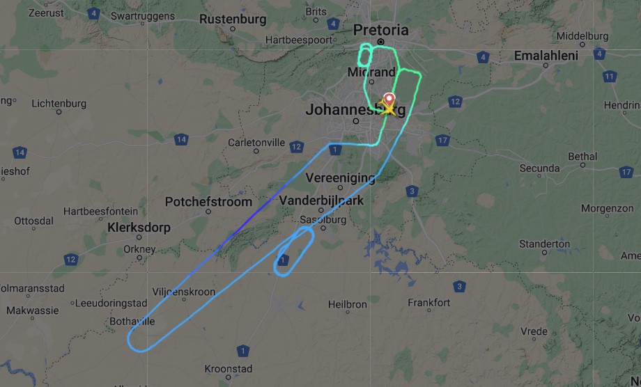 flysafair 737 loses main landing gear wheel on take off from johannesburg 1 WCLhD2eE